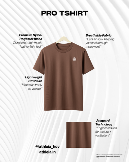 Athleia Pro Tshirt Brown